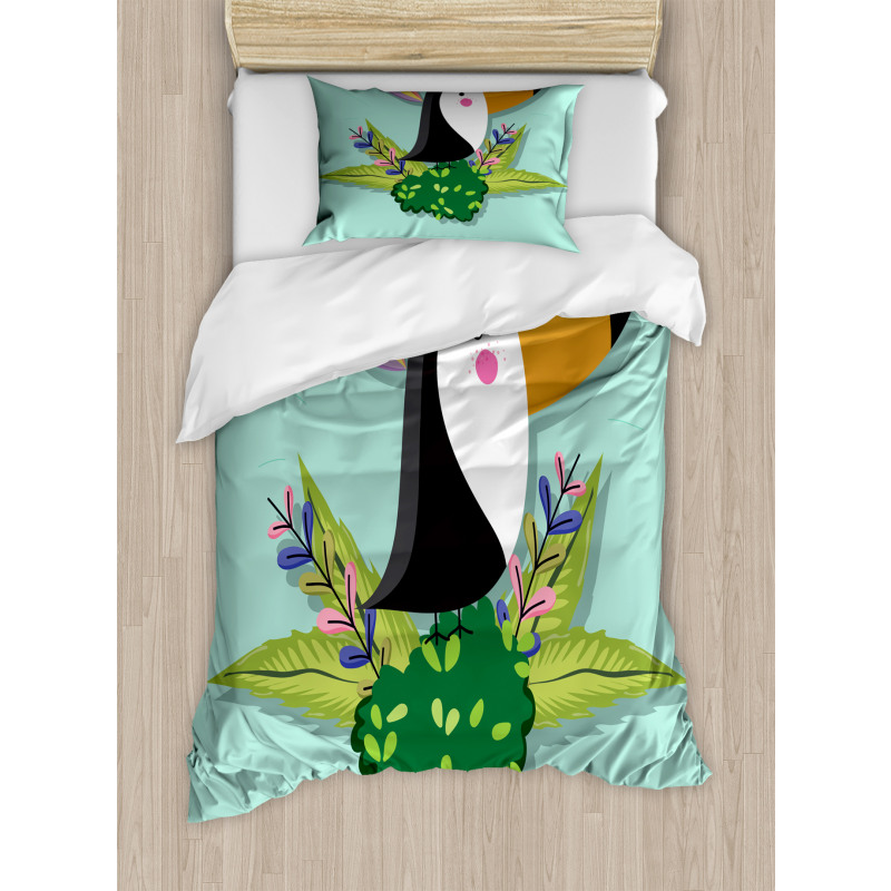 Tropic Tucan Bird Duvet Cover Set