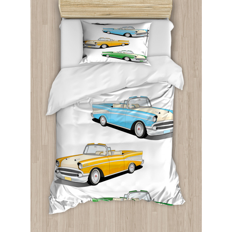 Roadsters Old Vintage Duvet Cover Set