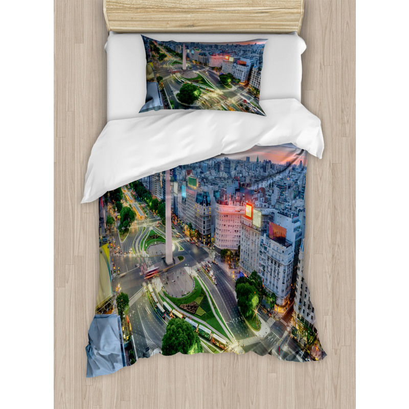 Buenos Aires Urban View Duvet Cover Set