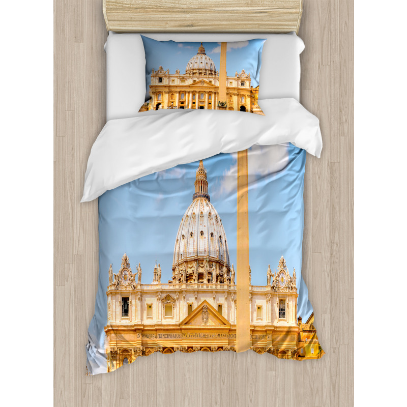 Historic St. Peter's Photo Duvet Cover Set