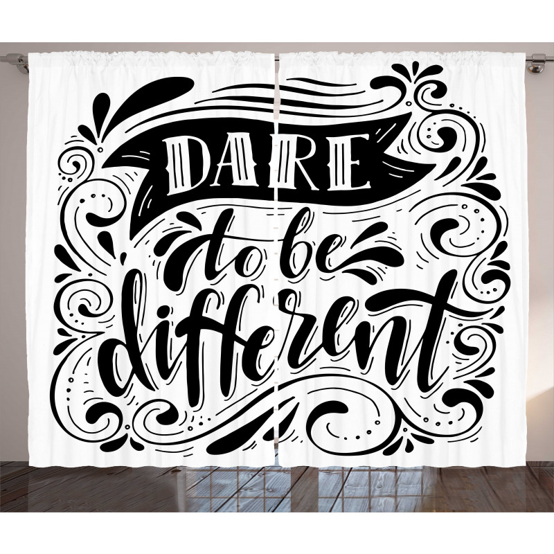 Dare to Be Different Curtain