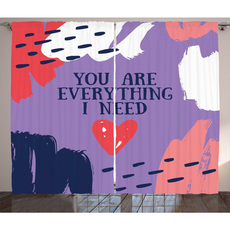 You are Everything I Need Curtain