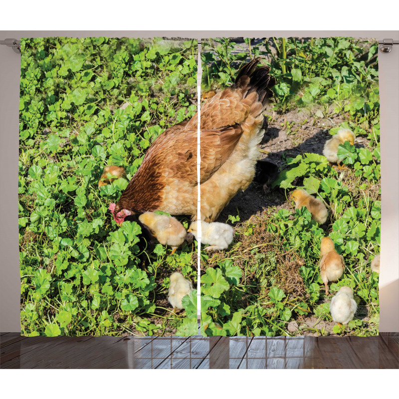 Animals on Shamrocks Curtain