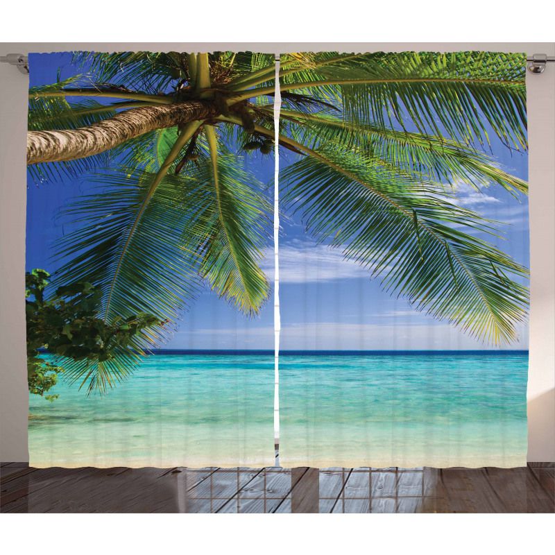 Paradise View Maldives Curtain