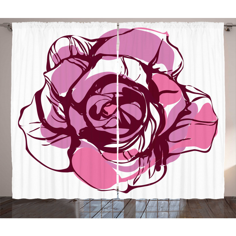 Rose Petal Curtain