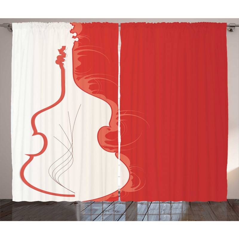 Abstract Music Design Curtain