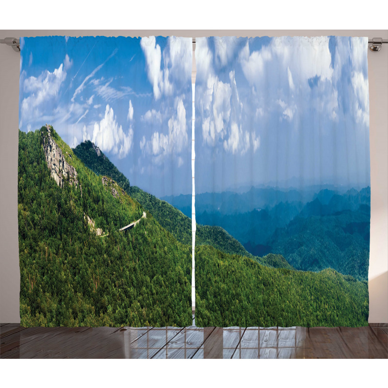 Blue Ridge Panorama Curtain