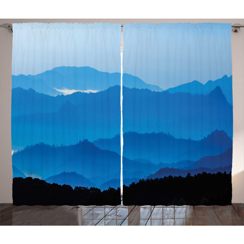 Misty Mountain Levels Curtain