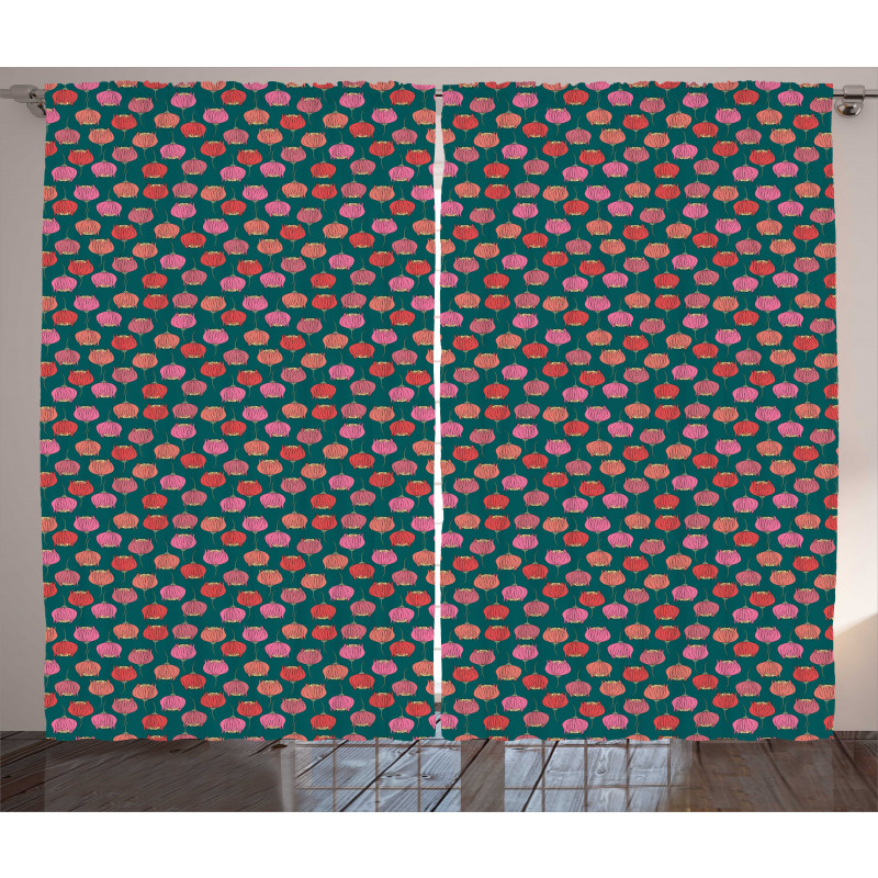 Nature Botanical Love Bloom Curtain