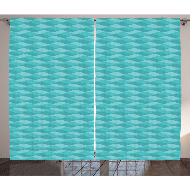 Abstract Underwater Design Curtain