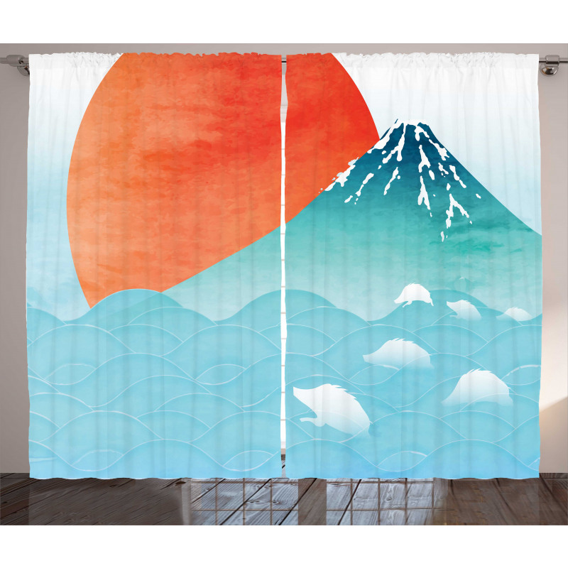 Japanese Far Eastern Nature Curtain