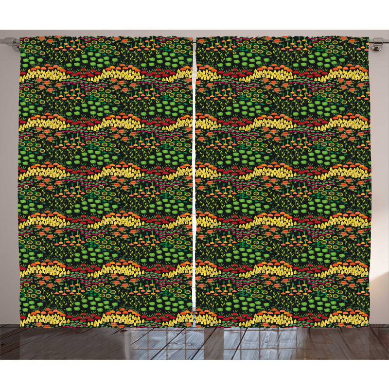 Agriculture Pattern Curtain