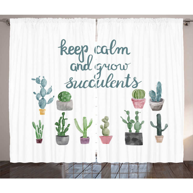 Grow Succulents Plant Pot Curtain