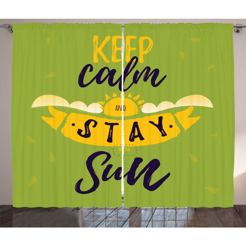 Stay at the Sun Summer Curtain