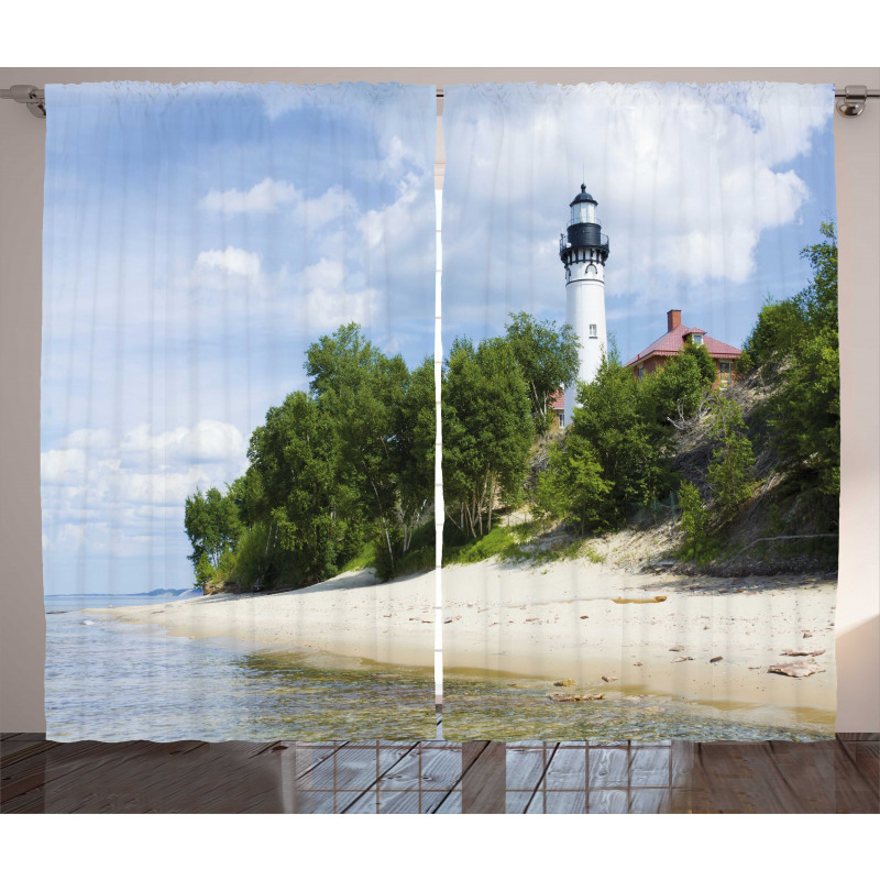 Lighthouse at Beach Curtain