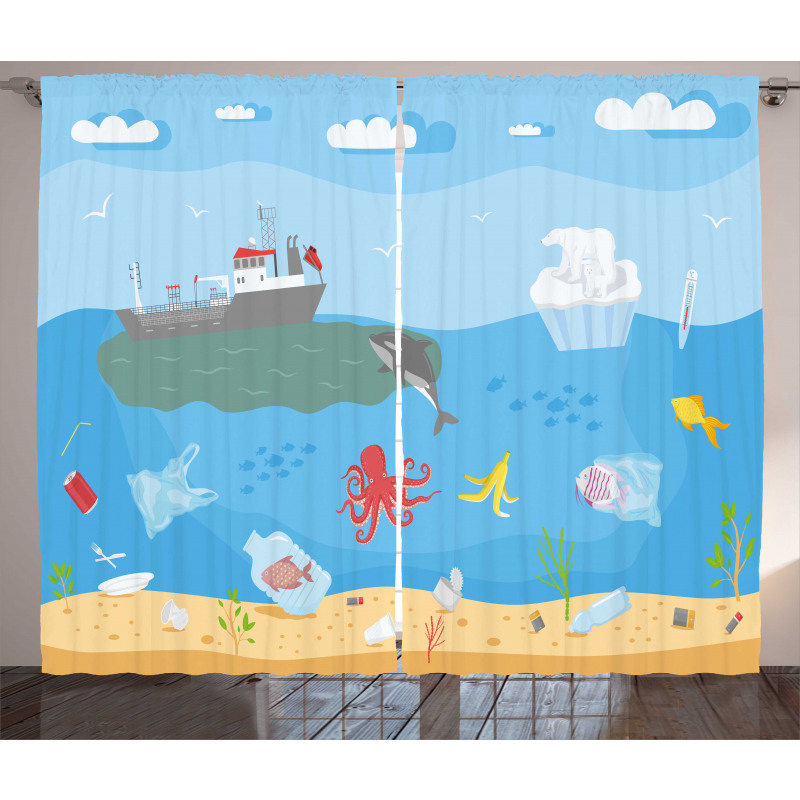 Save the Ocean Awareness Curtain