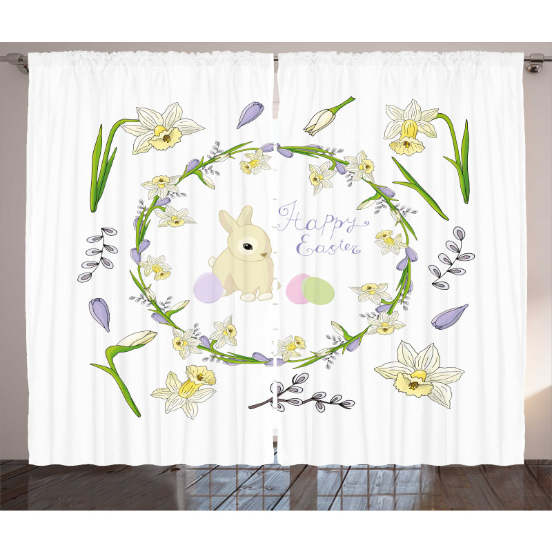 Innocent Easter Art Curtain