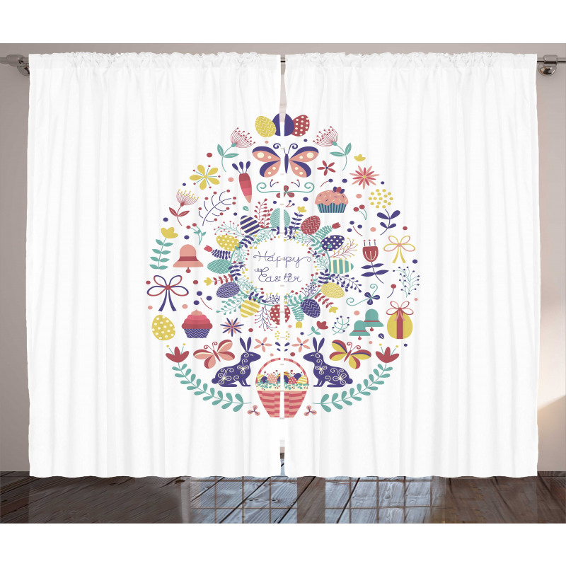 Happyy Composition Curtain