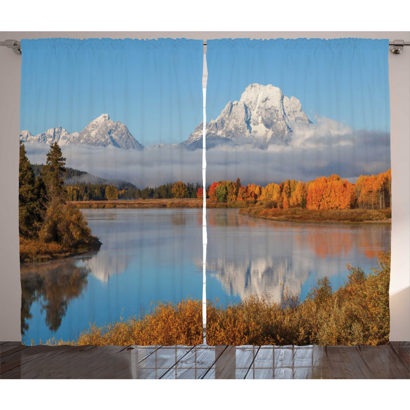 Grand Teton Oxbow Bend Curtain