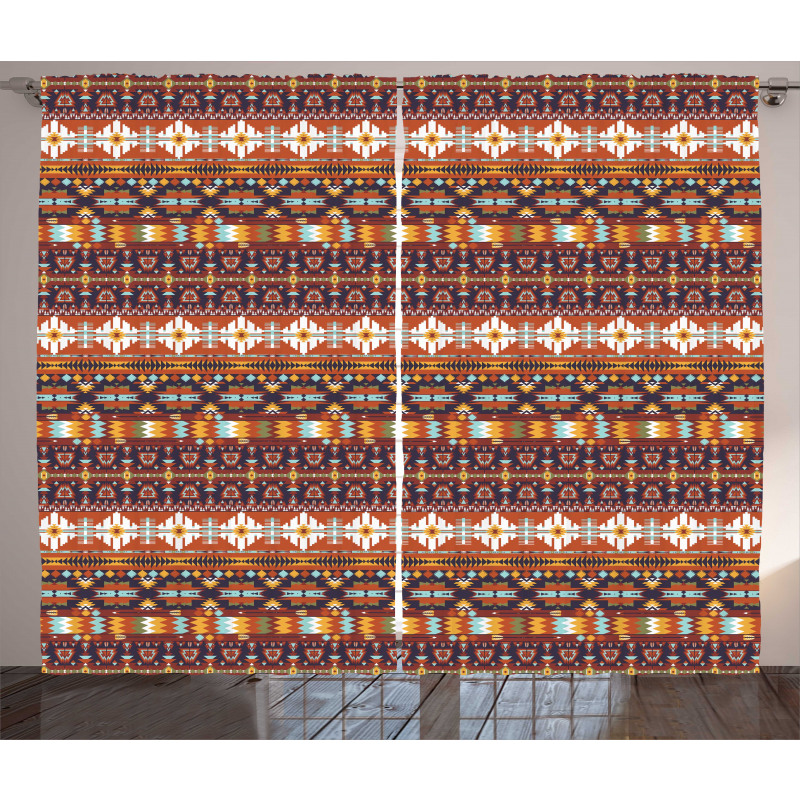 Aztec Style Arrow Curtain