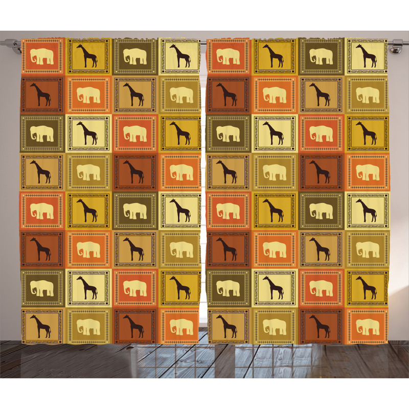 Animals Pattern Curtain