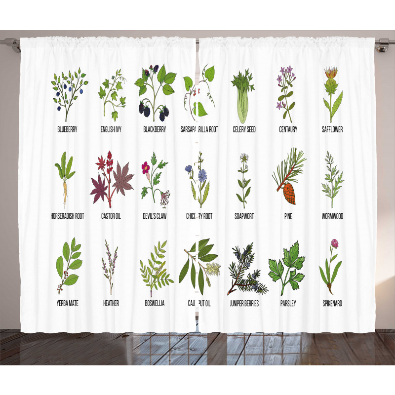 Natural Treatment Infographic Curtain