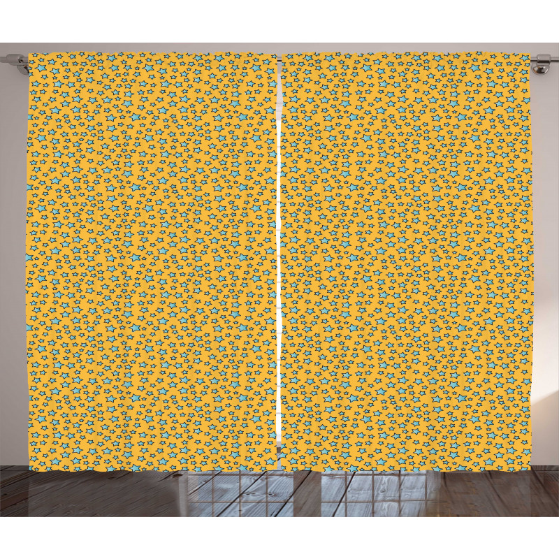 Cartoonish Irregular Order Curtain