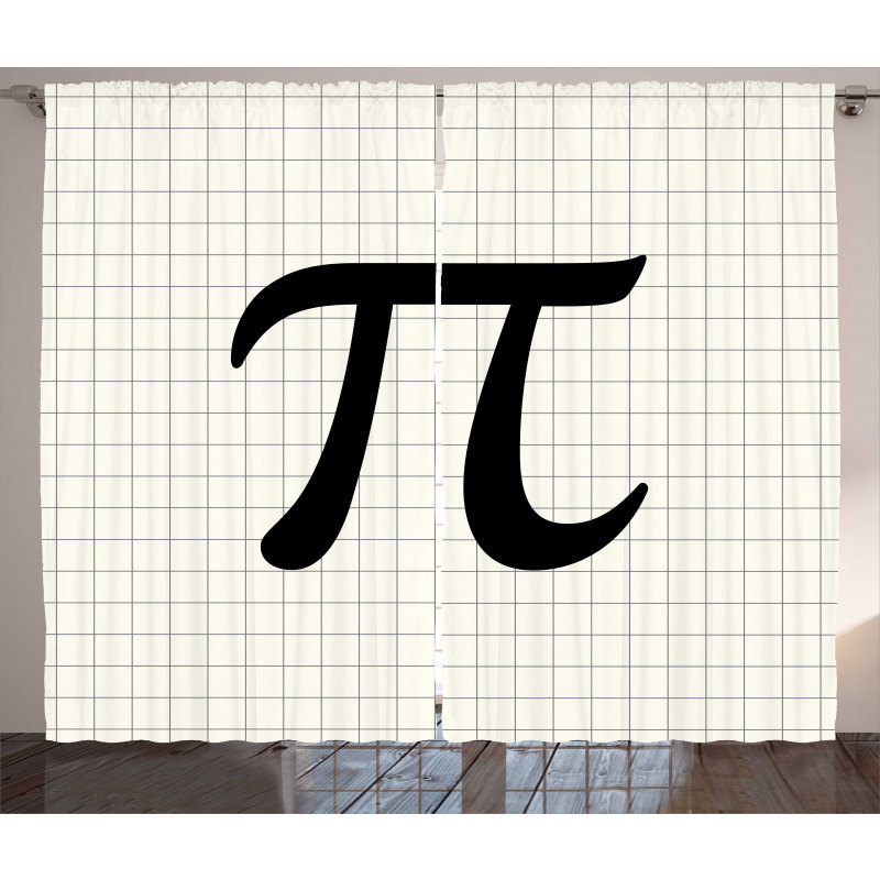 Constant Number Sign on Notebook Curtain