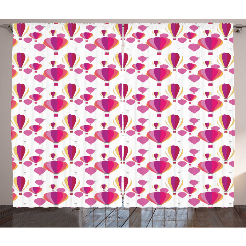 Colorful Abstract Aircraft Curtain