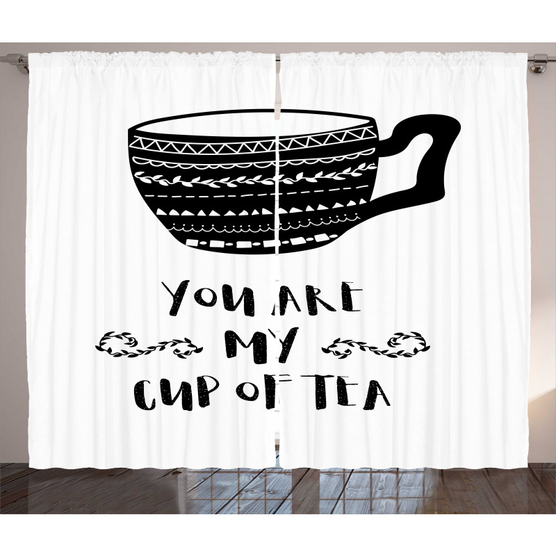 You are My Cup of Tea Curtain