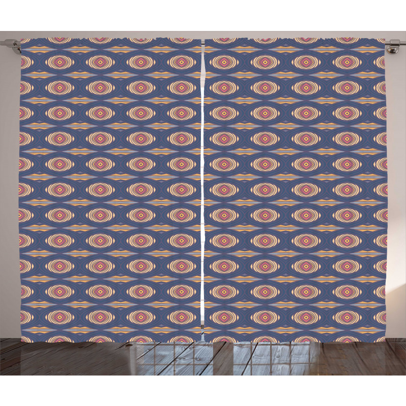 Unusual Motley Pattern Curtain