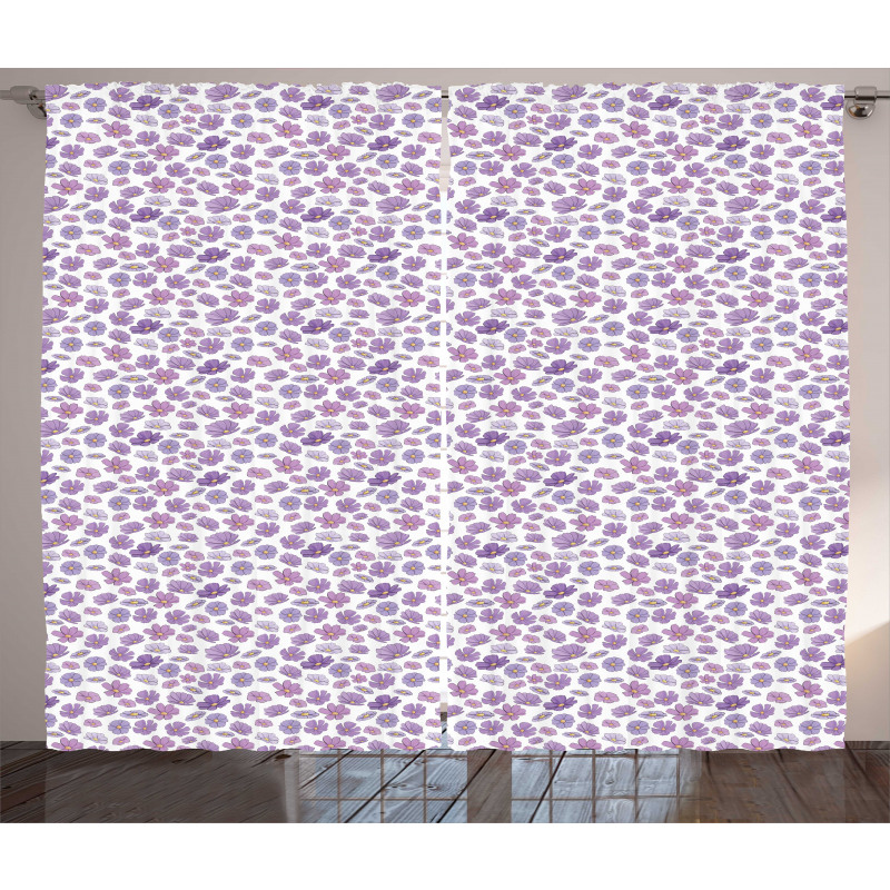 Cartoonish Petals Curtain