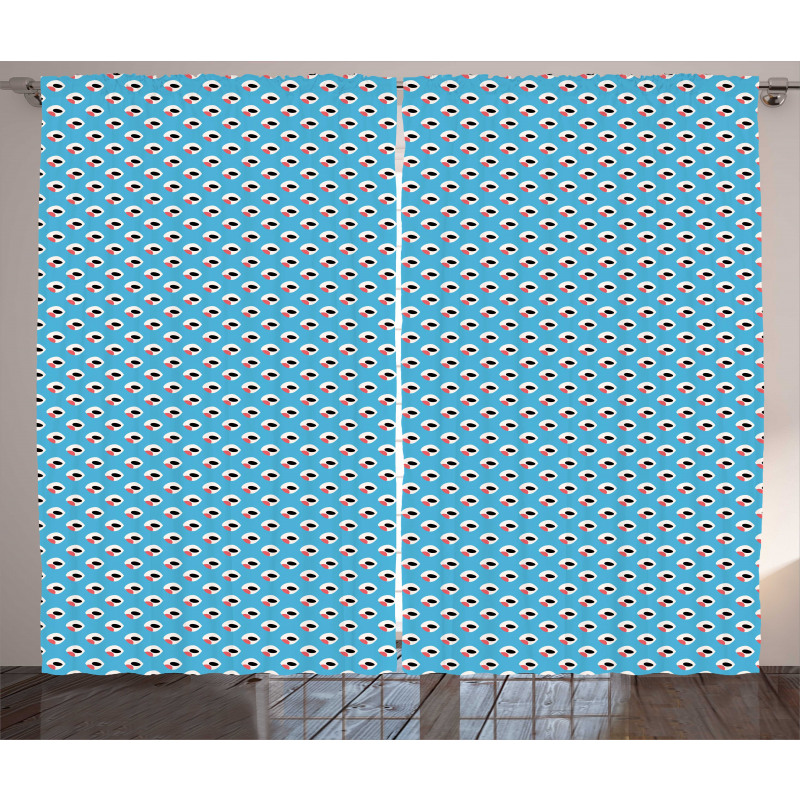 Geometrical Quirky Pattern Curtain