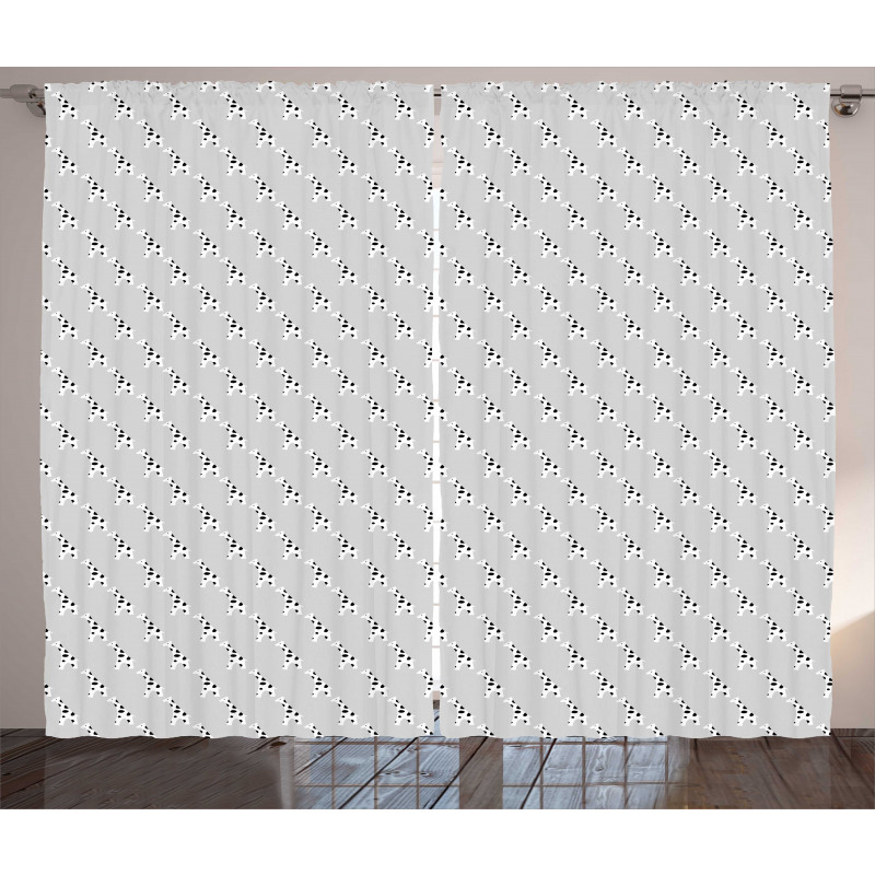 Nursery Giraffe Curtain