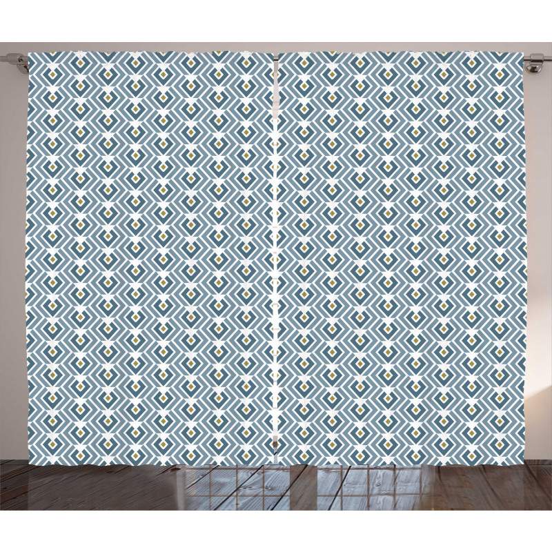 Contemporary Rhombuses Curtain