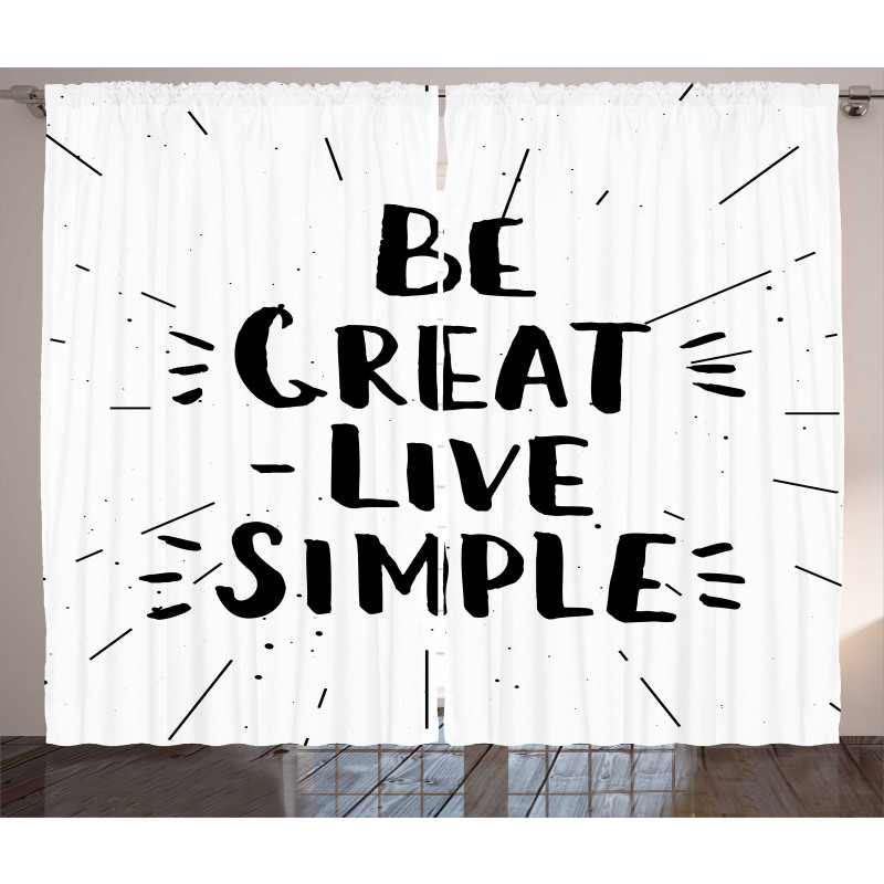 Creative Be Live Simple Curtain