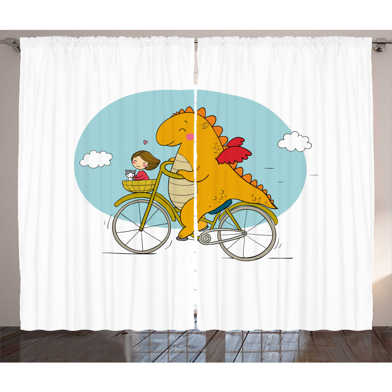 Happy Travelers Curtain