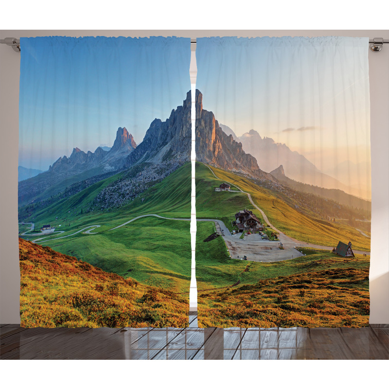 Sunrise at Dolomites Curtain