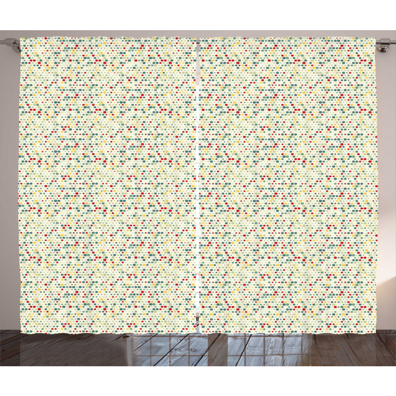 Funny Irregular Rounds Curtain