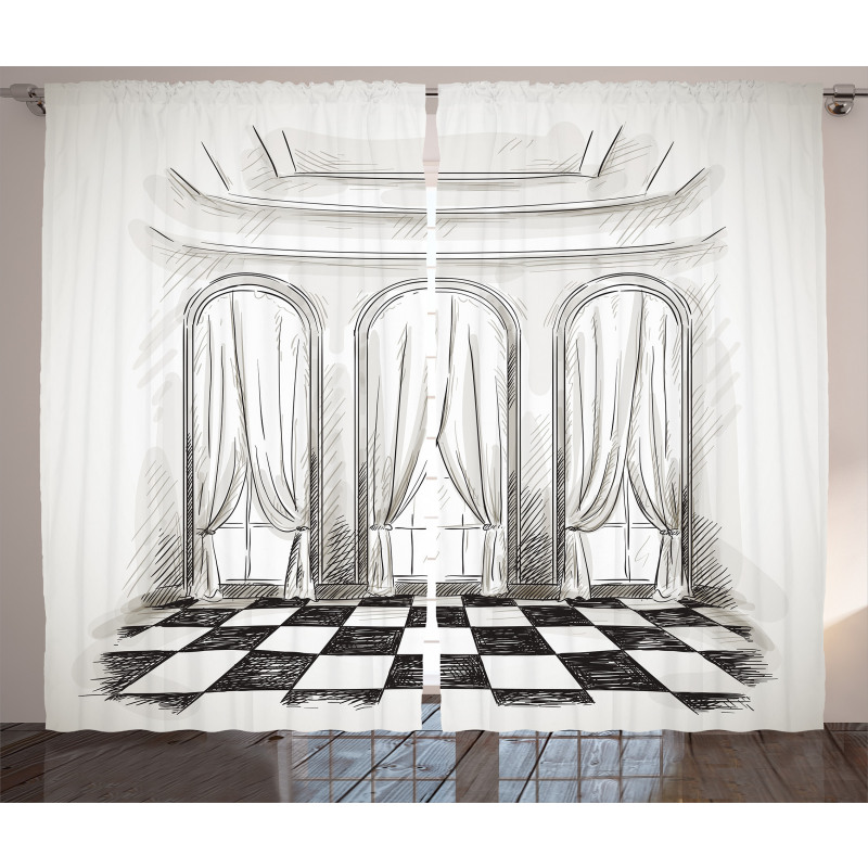 Castle Baroque Curtains Curtain