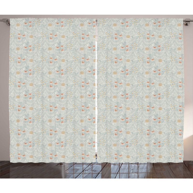 Nostalgic Romance Branches Curtain