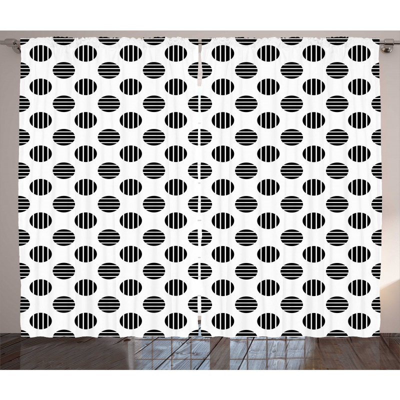 Modern Circles Curtain