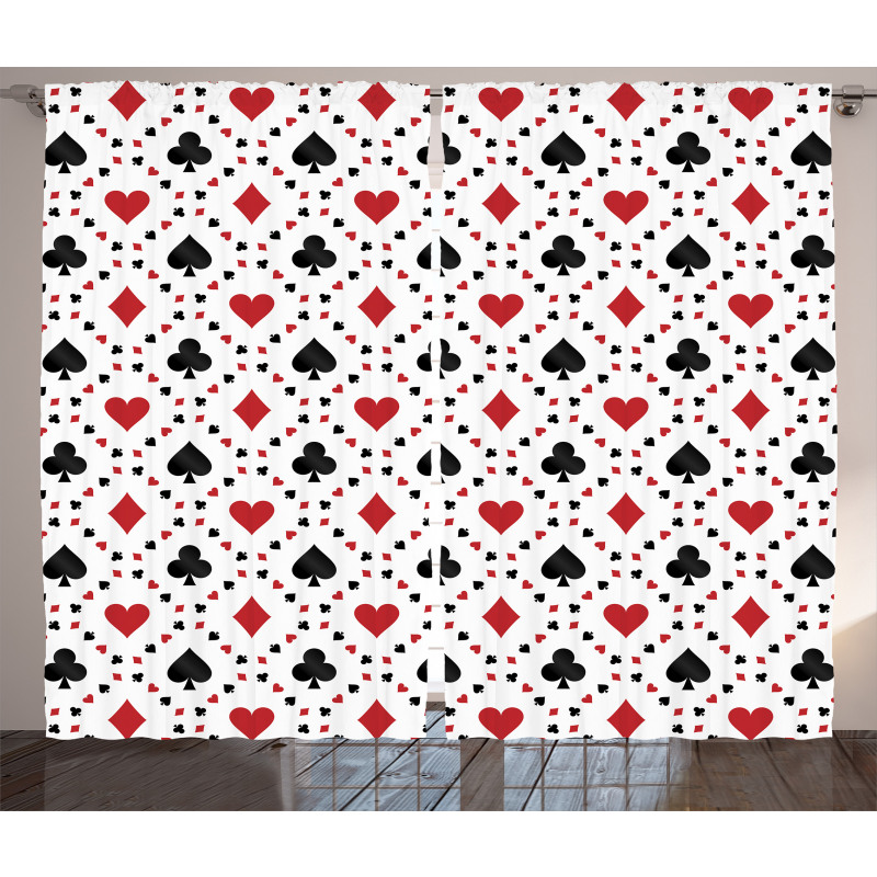 Tourist Poker Cards Curtain