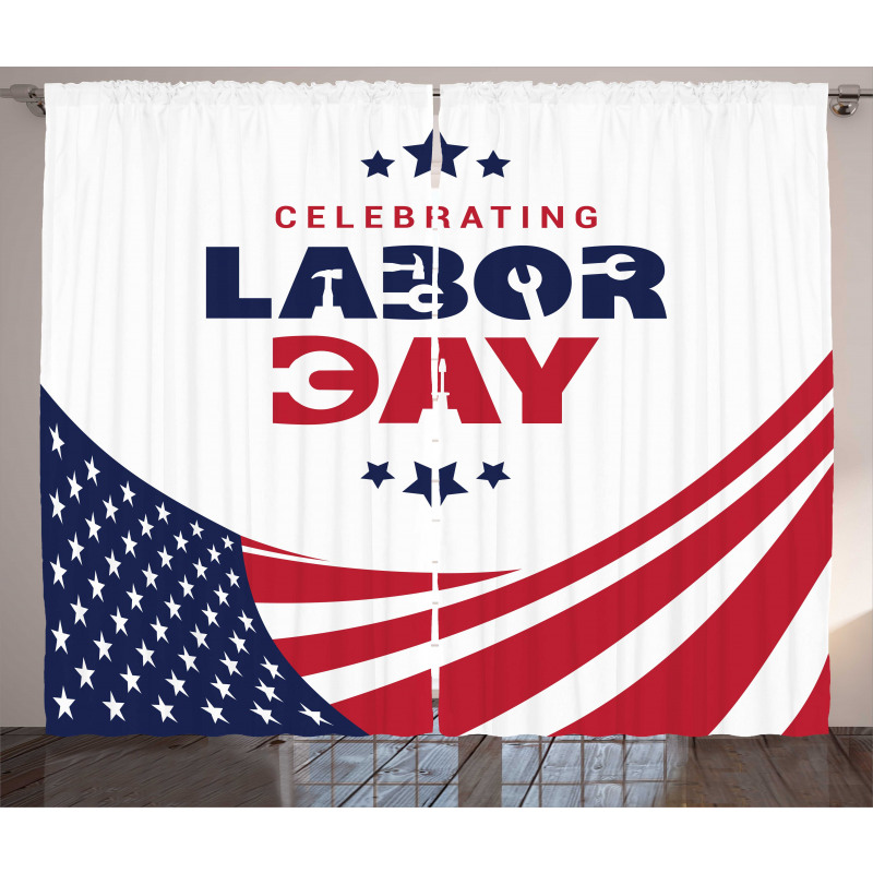 Celebrating Labor Day Curtain