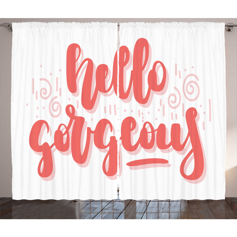 Typography Curtain