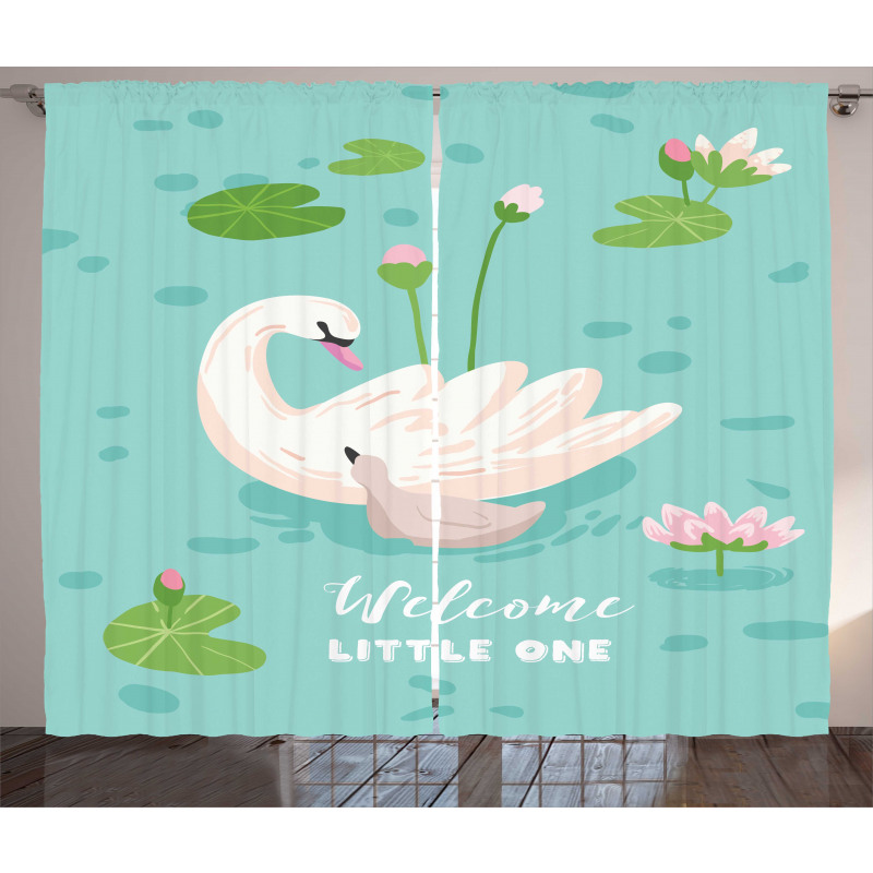 Baby Swan Welcoming Curtain