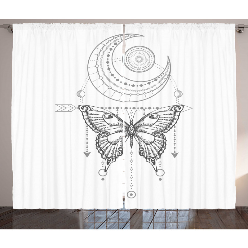 Mystic Dreamcatcher Art Curtain