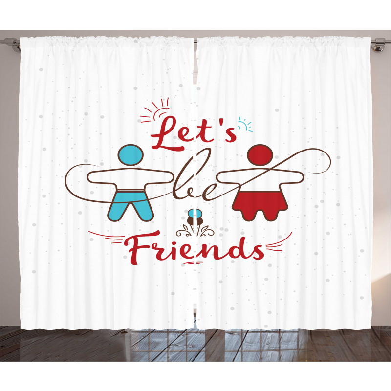 Sweetest Offer Buddies Curtain