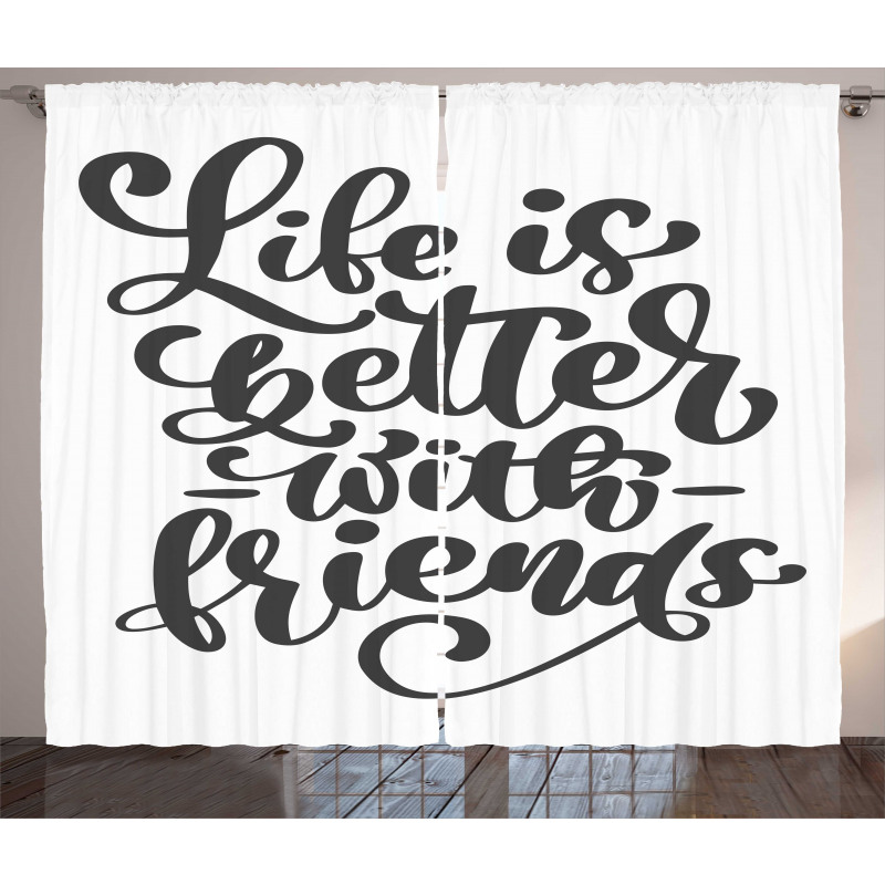 Friendship Love Curtain