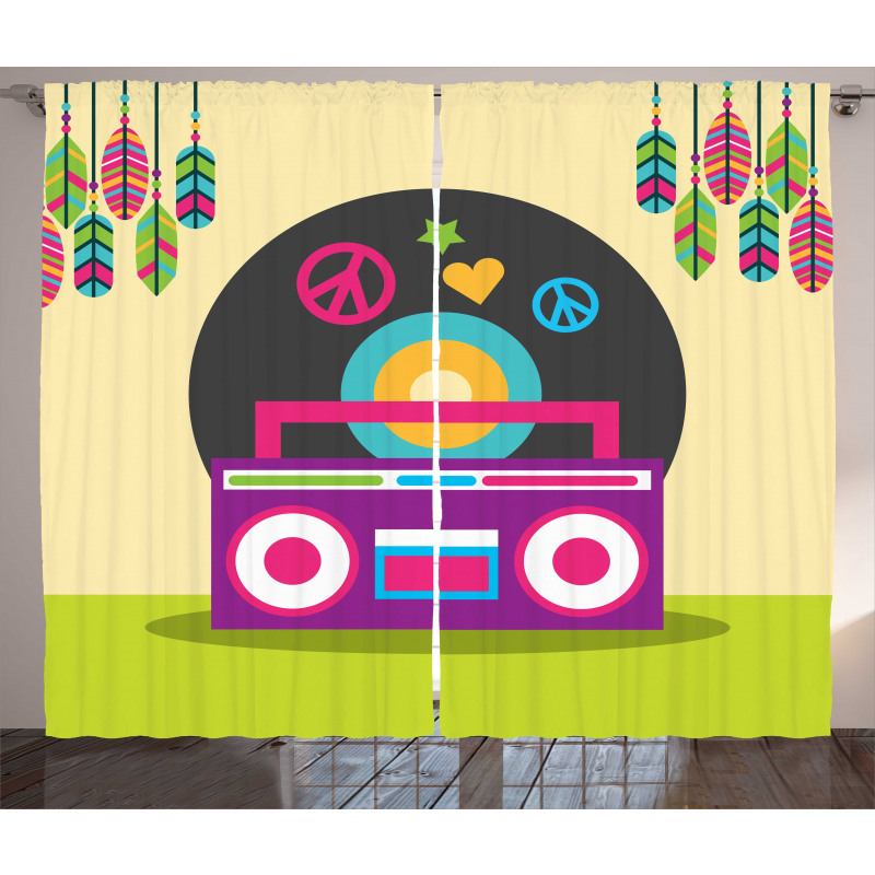 Bohemian Stereo Radio Curtain